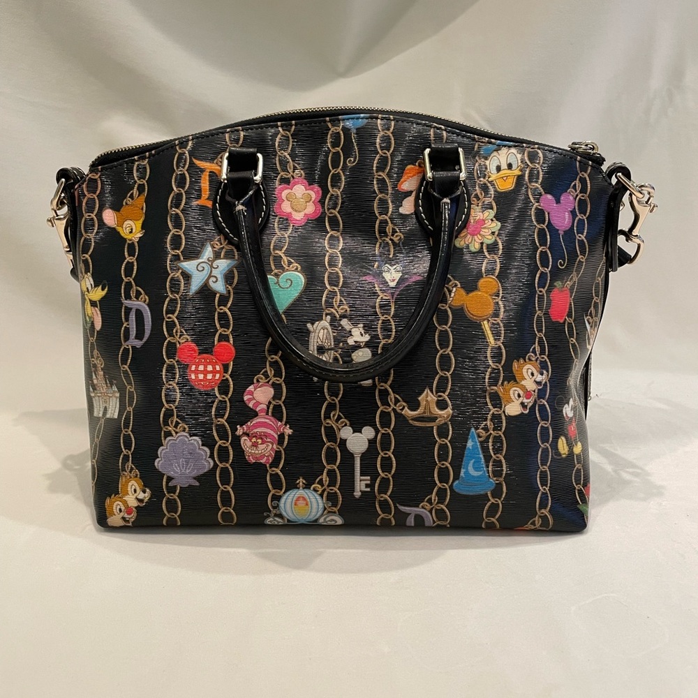 Dooney & Bourke Disney Charms Black Satchel - Picture 4 of 16